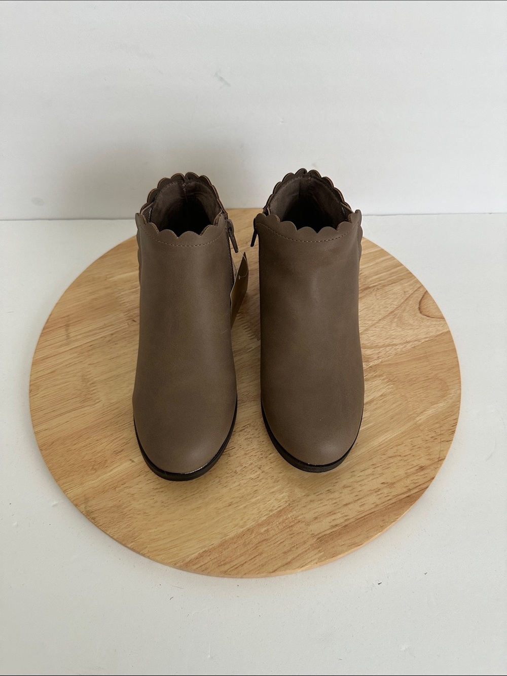 Thereabouts Little & Big Girls Pima Stacked Heel Booties